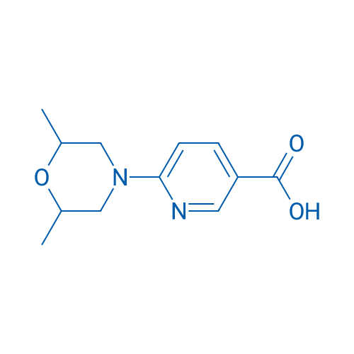 6-(2,6-Dimethylmorpholin-4-yl)pyridine-3-carboxylic acid 250mg
