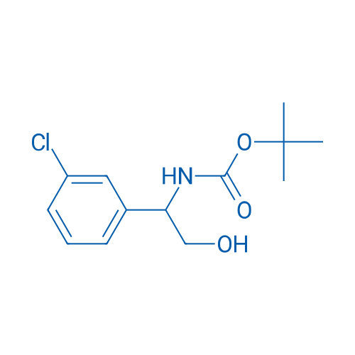 tert-Butyl (1-(3-chlorophenyl)-2-hydroxyethyl)carbamate 250mg