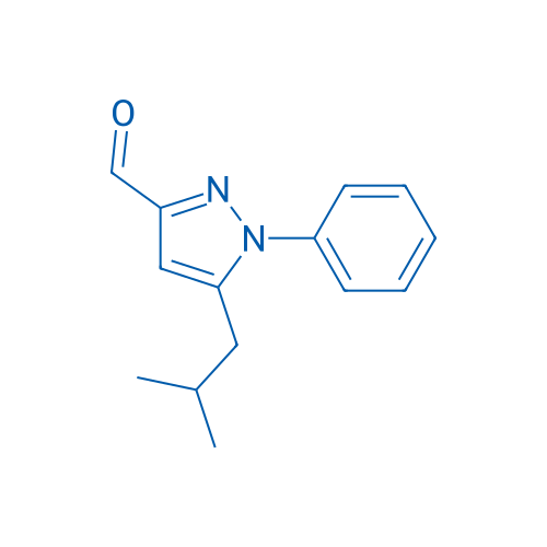 5-Isobutyl-1-phenyl-1H-pyrazole-3-carbaldehyde 250mg