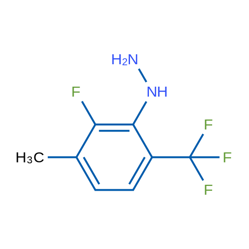 (2-Fluoro-3-methyl-6-(trifluoromethyl)phenyl)hydrazine 1g