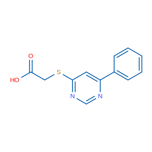 [(6-phenylpyrimidin-4-yl)thio]acetic acid 1g