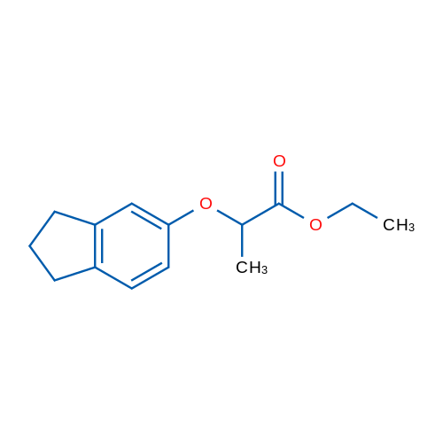 Ethyl 2-((2,3-dihydro-1H-inden-5-yl)oxy)propanoate 5g