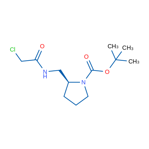 (S)-tert-Butyl 2-((2-chloroacetamido)methyl)pyrrolidine-1-carboxylate 1g