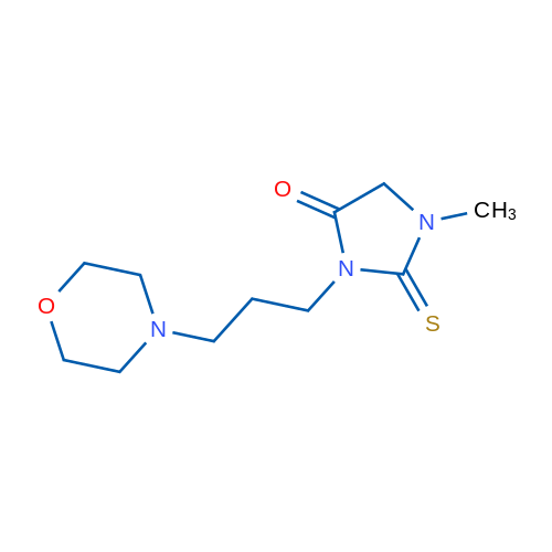 1-Methyl-3-(3-morpholinopropyl)-2-thioxoimidazolidin-4-one 1g