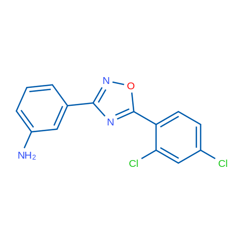 3-[5-(2,4-Dichlorophenyl)-1,2,4-oxadiazol-3-yl]aniline 5g