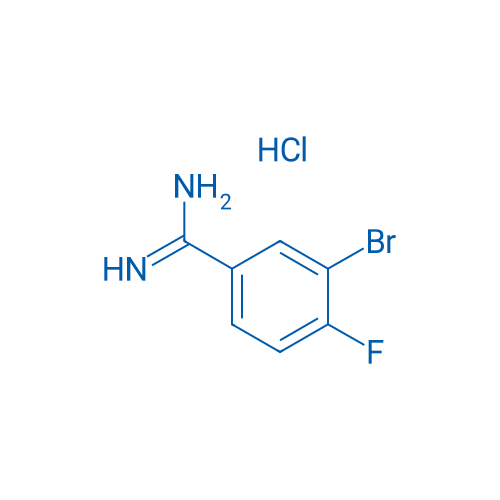 3-Bromo-4-fluorobenzimidamide hydrochloride 1g