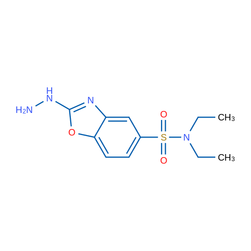 N,N-Diethyl-2-hydrazinyl-1,3-benzoxazole-5-sulfonamide 5g