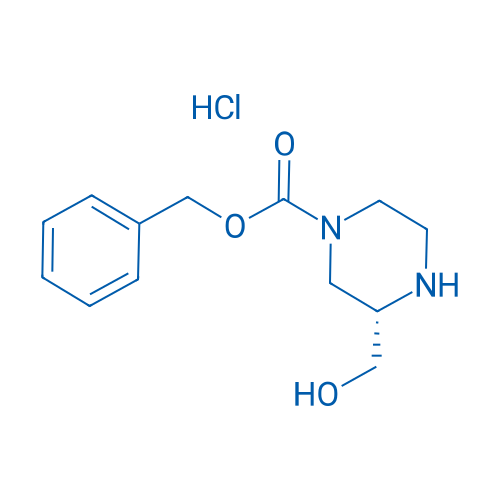 (S)-Benzyl 3-(hydroxymethyl)piperazine-1-carboxylate hydrochloride 250mg