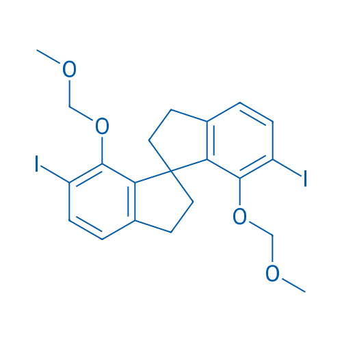 (R)-6,6'-Diiodo-7,7'-bis(methoxymethoxy)-2,2',3,3'-tetrahydro-1,1'-spirobi[indene] 1g
