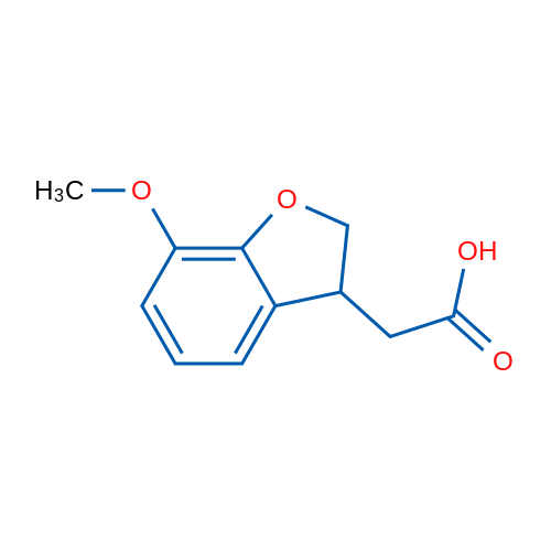 2-(7-Methoxy-2,3-dihydrobenzofuran-3-yl)acetic acid 250mg