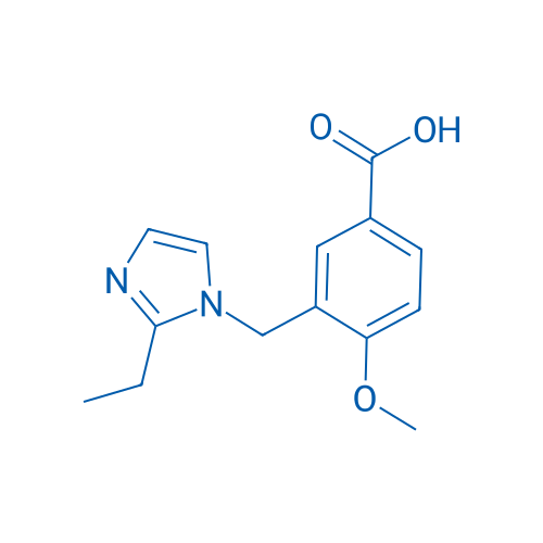 3-((2-Ethyl-1H-imidazol-1-yl)methyl)-4-methoxybenzoic acid 1g