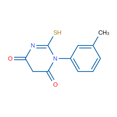 2-Mercapto-1-(m-tolyl)pyrimidine-4,6(1H,5H)-dione 1g