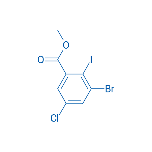 Methyl 3-bromo-5-chloro-2-iodobenzoate 250mg