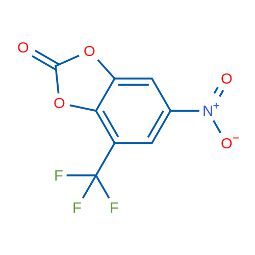 6-Nitro-4-(trifluoromethyl)benzo[d][1,3]dioxol-2-one 1g