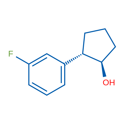 trans-2-(3-Fluorophenyl)cyclopentanol 1g