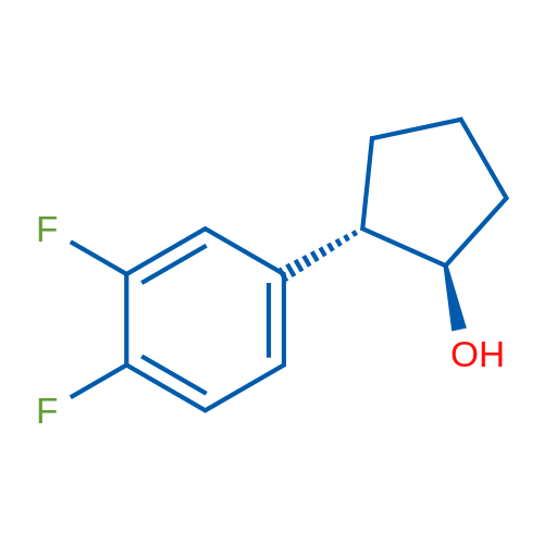 trans-2-(3,4-Difluorophenyl)cyclopentanol 1g