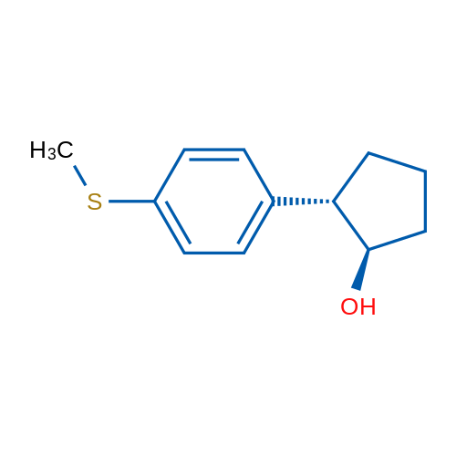 trans-2-(4-(Methylthio)phenyl)cyclopentanol 25g