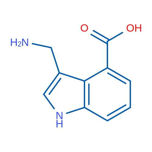 3-(Aminomethyl)-1h-indole-4-carboxylic acid 1g