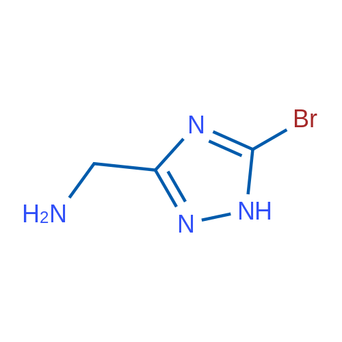 (5-Bromo-1H-1,2,4-triazol-3-yl)methanamine 100mg