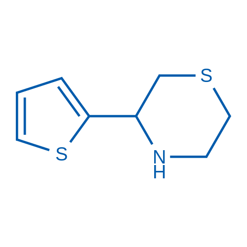 3-(Thiophen-2-yl)thiomorpholine 250mg