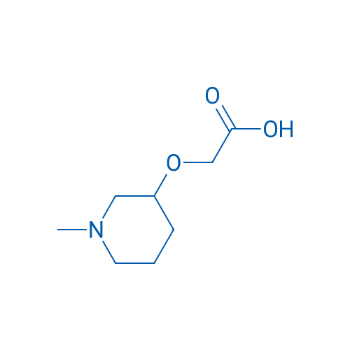 2-((1-Methylpiperidin-3-yl)oxy)acetic acid 100mg