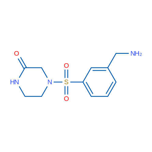 4-[3-(Aminomethyl)benzenesulfonyl]piperazin-2-one 1g