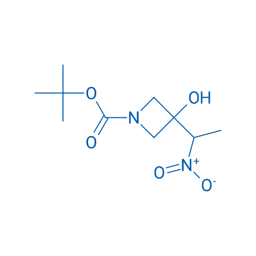 tert-Butyl 3-hydroxy-3-(1-nitroethyl)azetidine-1-carboxylate 250mg