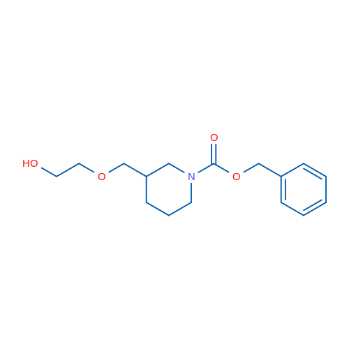 Benzyl 3-((2-hydroxyethoxy)methyl)piperidine-1-carboxylate 1g