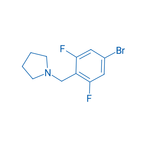 1-(4-Bromo-2,6-difluorobenzyl)pyrrolidine 5g