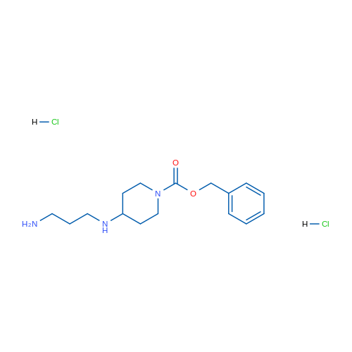 Benzyl 4-[(3-aminopropyl)amino]piperidine-1-carboxylate dihydrochloride 5g