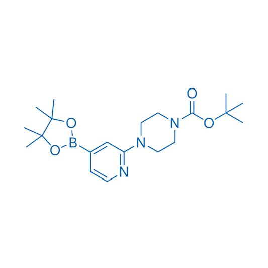 tert-Butyl 4-(4-(4,4,5,5-tetramethyl-1,3,2-dioxaborolan-2-yl)pyridin-2-yl)piperazine-1-carboxylate 100mg