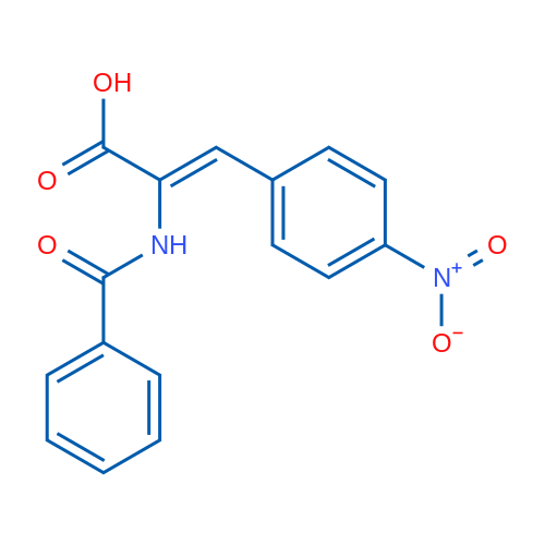 (Z)-2-Benzamido-3-(4-nitrophenyl)acrylic acid 1g