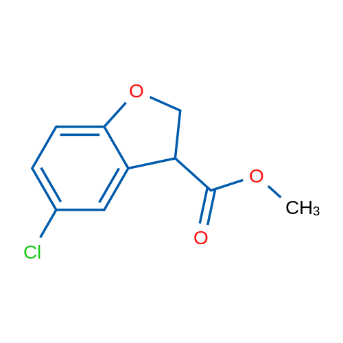 Methyl 5-chloro-2,3-dihydro-1-benzofuran-3-carboxylate 1g
