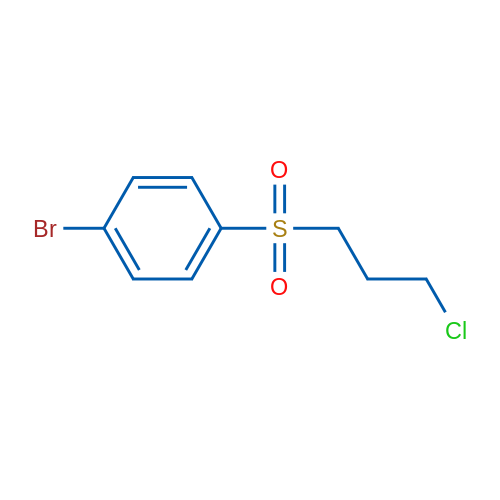 1-Bromo-4-((3-chloropropyl)sulfonyl)benzene 1g