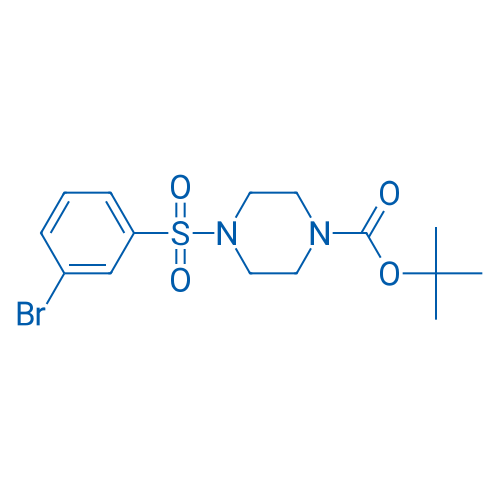 tert-Butyl 4-((3-bromophenyl)sulfonyl)piperazine-1-carboxylate 1g
