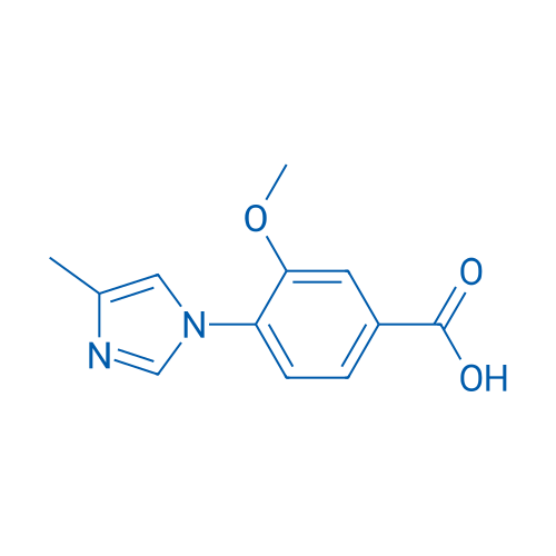 3-Methoxy-4-(4-methyl-1H-imidazol-1-yl)benzoic acid 250mg