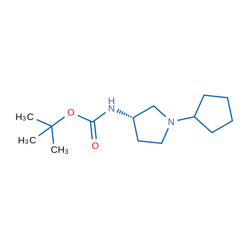 (S)-tert-Butyl (1-cyclopentylpyrrolidin-3-yl)carbamate 1g