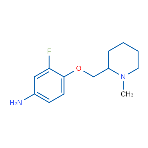 3-Fluoro-4-((1-methylpiperidin-2-yl)methoxy)aniline 1g