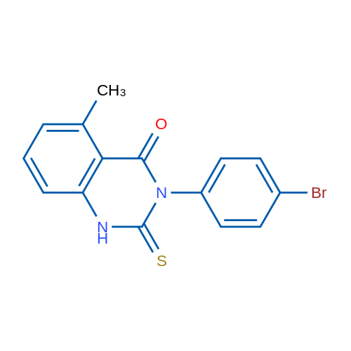 3-(4-Bromophenyl)-5-methyl-2-thioxo-2,3-dihydroquinazolin-4(1H)-one 5g