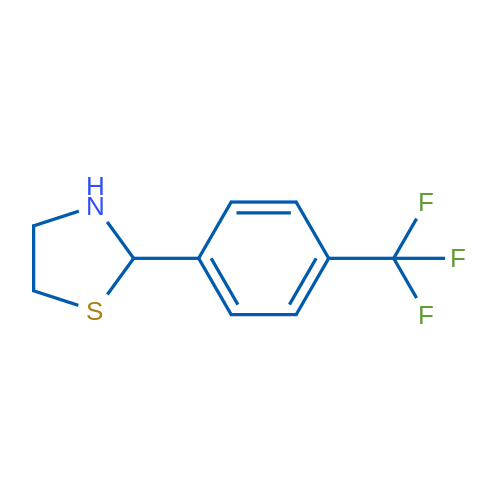 2-(4-(Trifluoromethyl)phenyl)thiazolidine 1g