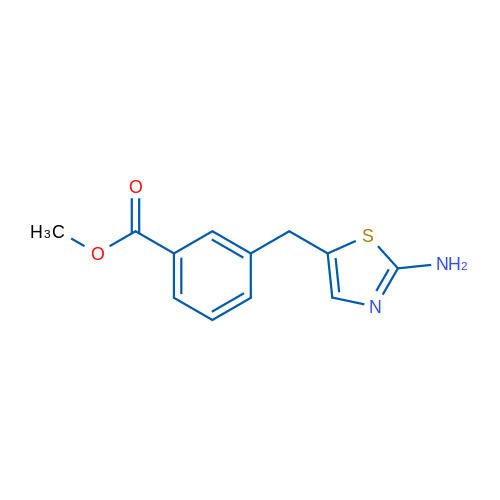 Methyl 3-[(2-amino-1,3-thiazol-5-yl)methyl]benzoate 1g