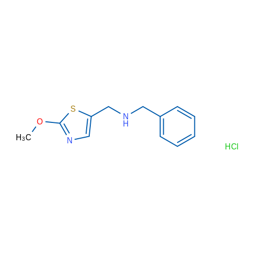 N-BEnzyl-1-(2-methoxy-1,3-thiazol-5-yl)methanamine hydrochloride 1g