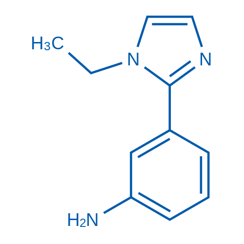 3-(1-Ethyl-1H-imidazol-2-yl)aniline 100mg