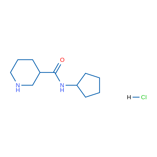 N-Cyclopentylpiperidine-3-carboxamide hydrochloride 1g