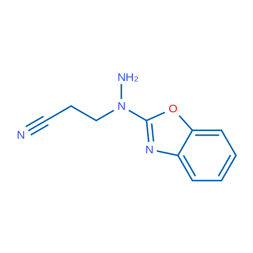 3-(1-(Benzo[d]oxazol-2-yl)hydrazinyl)propanenitrile 5g