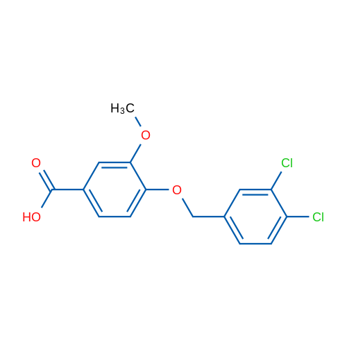 4-((3,4-Dichlorobenzyl)oxy)-3-methoxybenzoic acid 5g