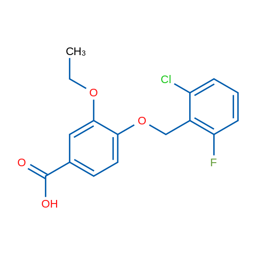 4-((2-Chloro-6-fluorobenzyl)oxy)-3-ethoxybenzoic acid 1g