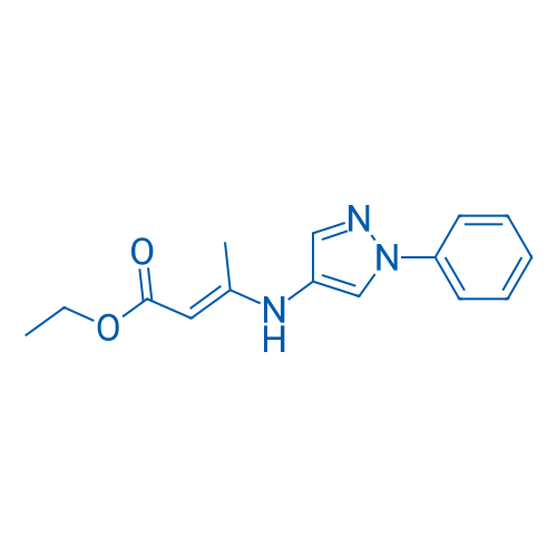 2-Butenoic acid, 3-[(1-phenyl-1h-pyrazol-4-yl)amino]-, ethyl ester 250mg