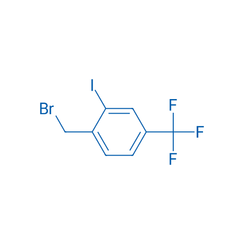 2-Iodo-4-(trifluoromethyl)benzyl bromide 250mg