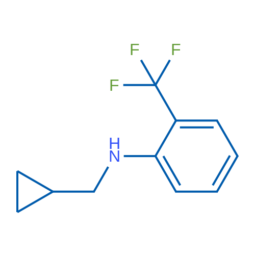 N-(Cyclopropylmethyl)-2-(trifluoromethyl)aniline 1g